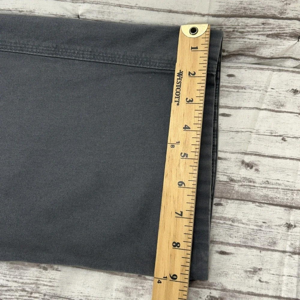 Duluth Flex Fire Hose Relaxed Fit Cargo Work Pants Men 34x31 Gray Canvas Stretch